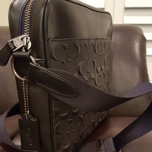 COACH Leather Messenger bag. NWT